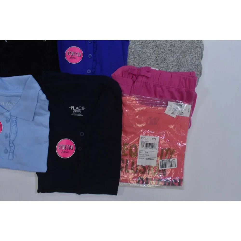The Childrens Place Lot Of 15 Girls Size Large 10/12 Mixed Season Tops Bottoms